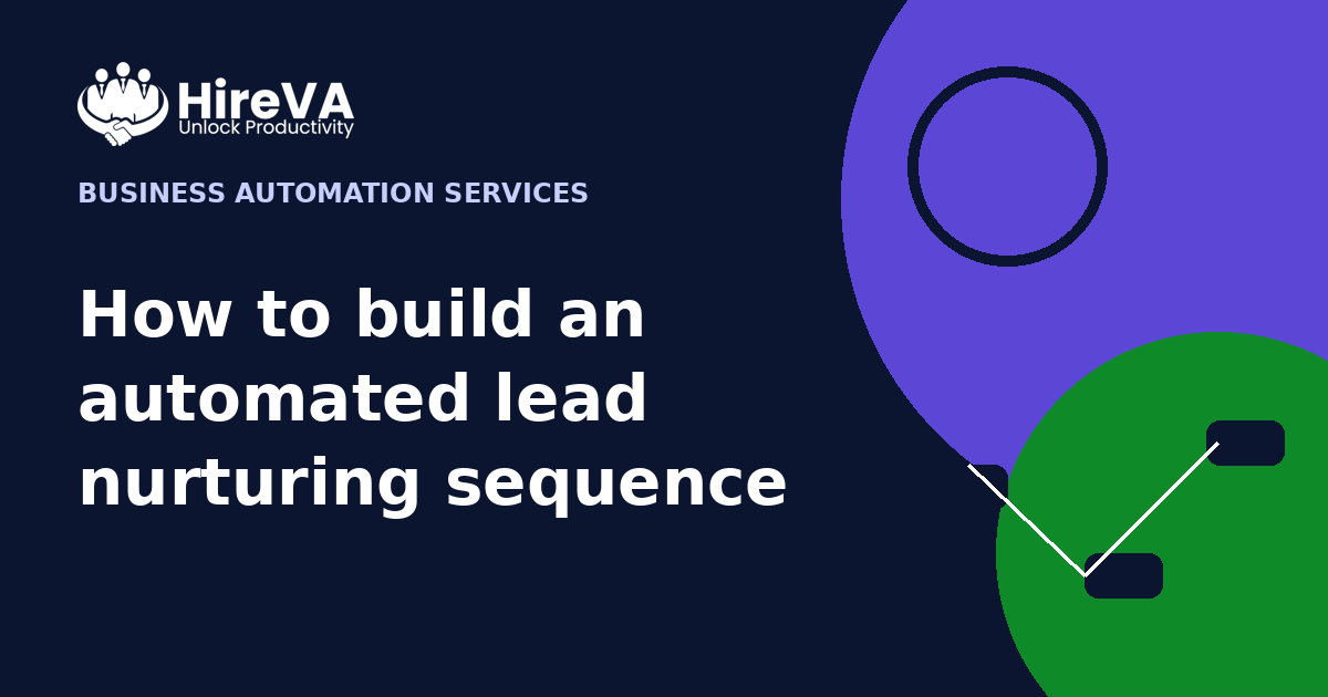 How to build an automated lead nurturing sequence