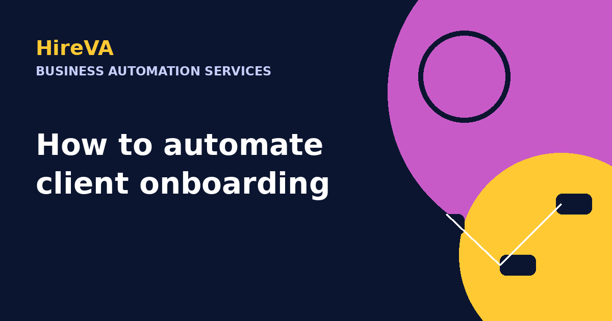 How to automate client onboarding