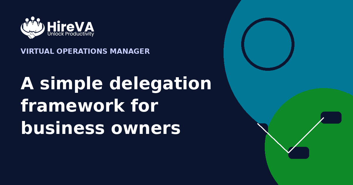 A simple delegation framework for business owners