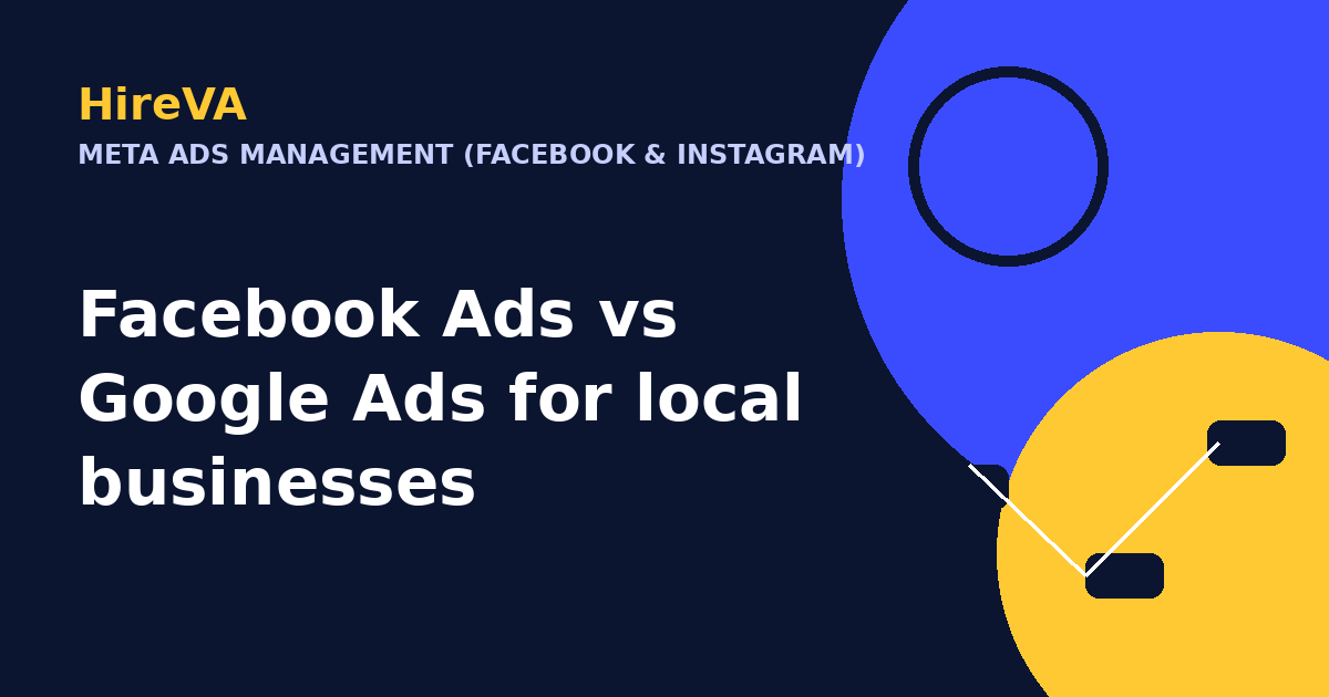 Facebook Ads vs Google Ads for local businesses