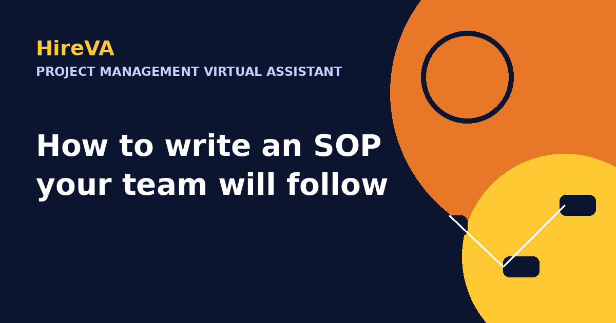 How to write an SOP your team will follow