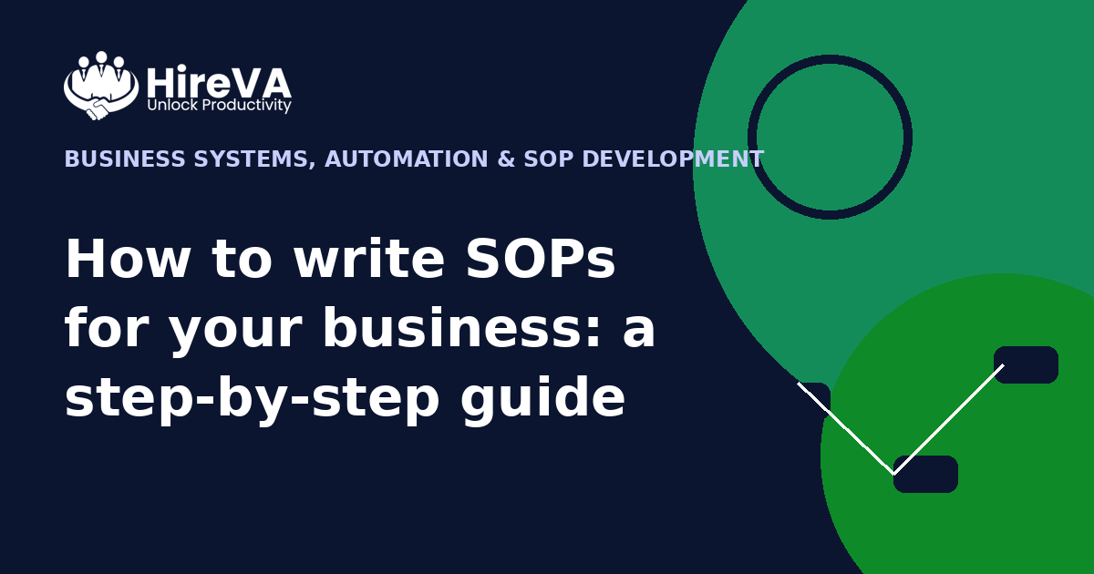How to write SOPs for your business: a step-by-step guide