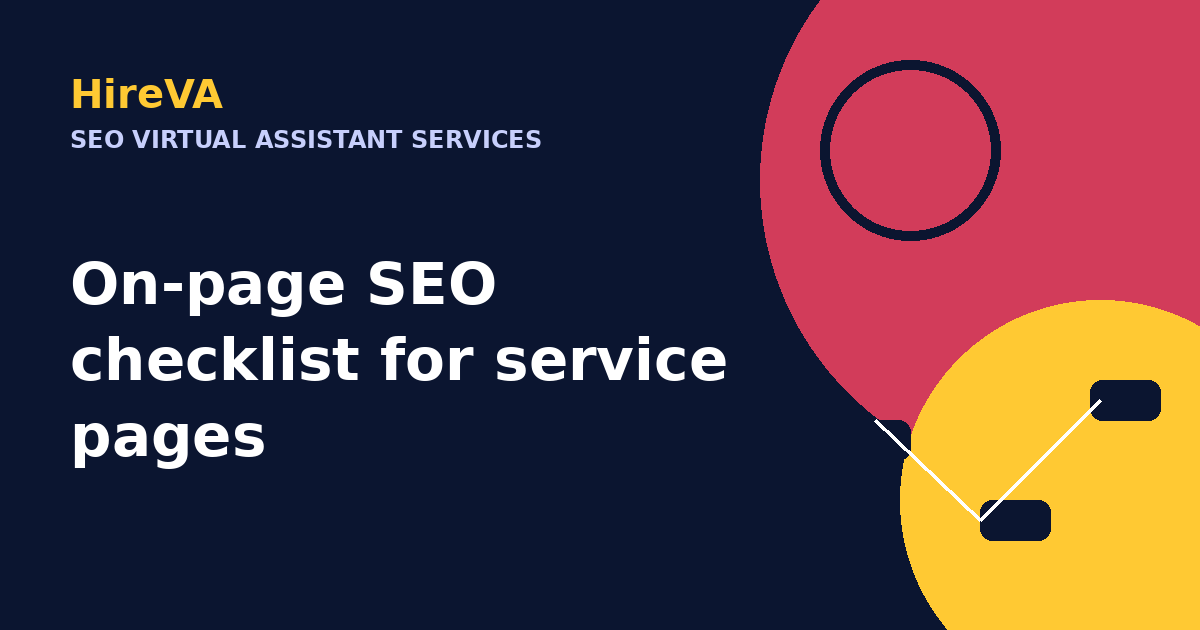 On-page SEO checklist for service pages