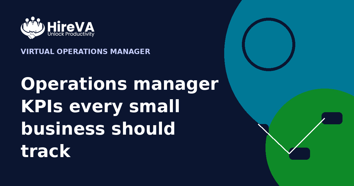 Operations manager KPIs every small business should track