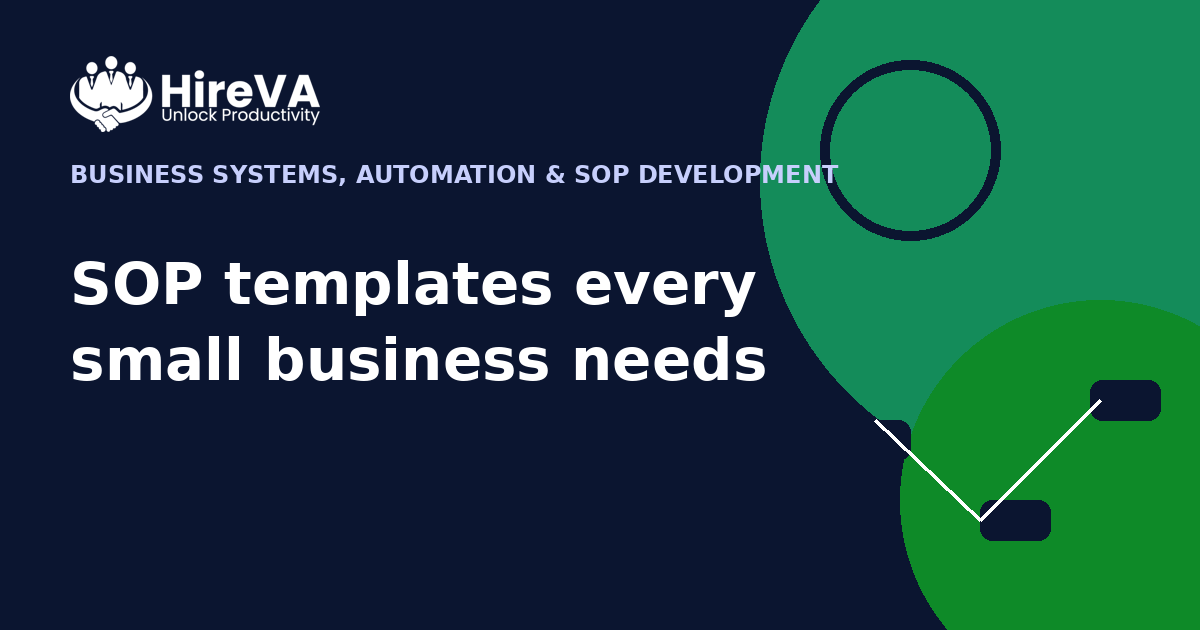 SOP templates every small business needs