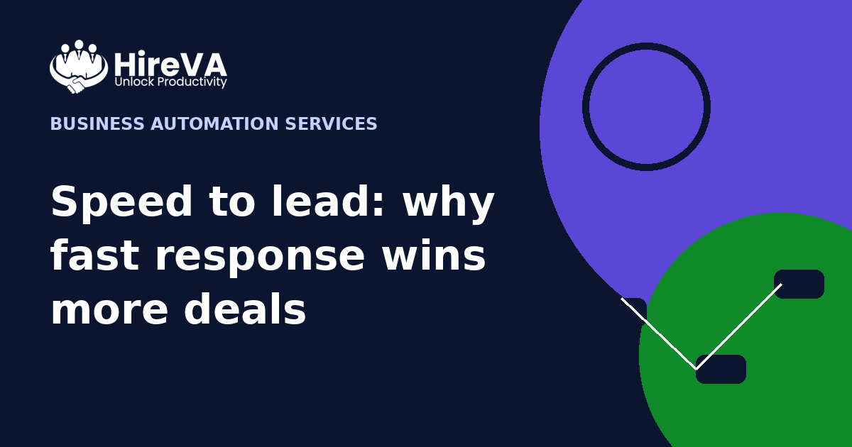 Speed to lead: why fast response wins more deals