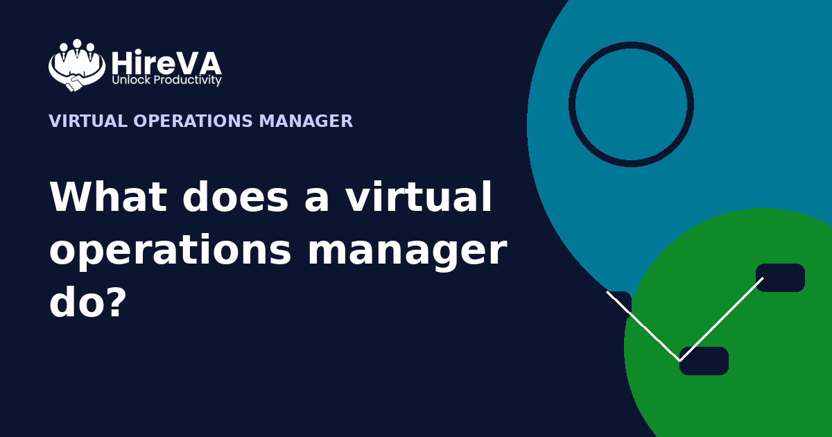 What does a virtual operations manager do?