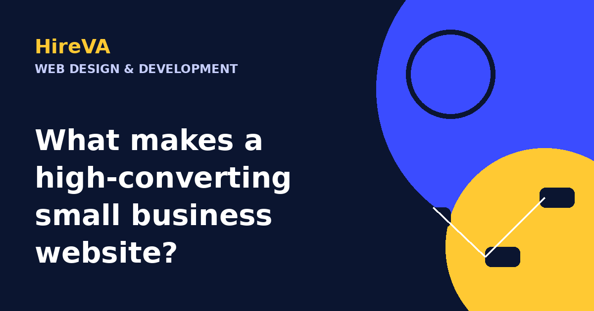 What makes a high-converting small business website?