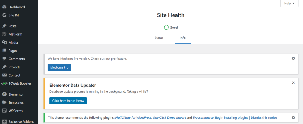 site health