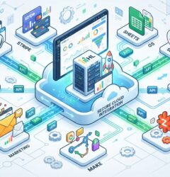 GoHighLevel API integration connecting WordPress, CRM, webhooks, and business applications for workflow automation.