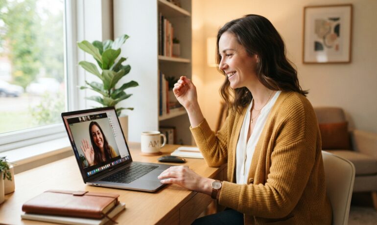 Business owner hiring a virtual assistant with HireVA